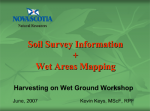 Harvesting on Wet Ground Workshop Harvesting on Wet Ground Workshop